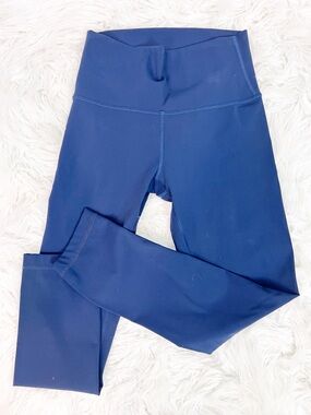 LULULEMON WUNDER UNDER NAVY BLUE ACTIVEWEAR YOGA LEGGINGS WOMENS SZ 4